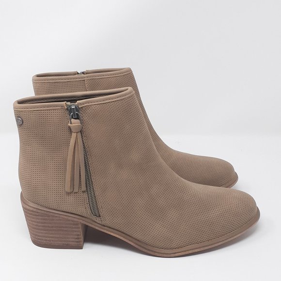 TREASURE & BOND Booties Taupe Faux Suede - Picture 4 of 12